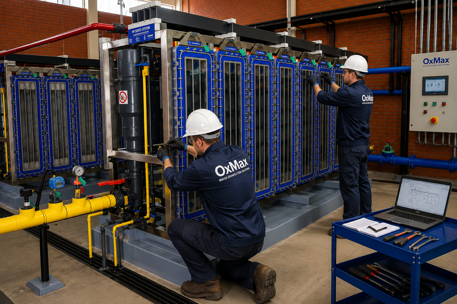Professional water treatment system installation services for municipal, industrial, mining and commercial projects. Expert installation and commissioning.